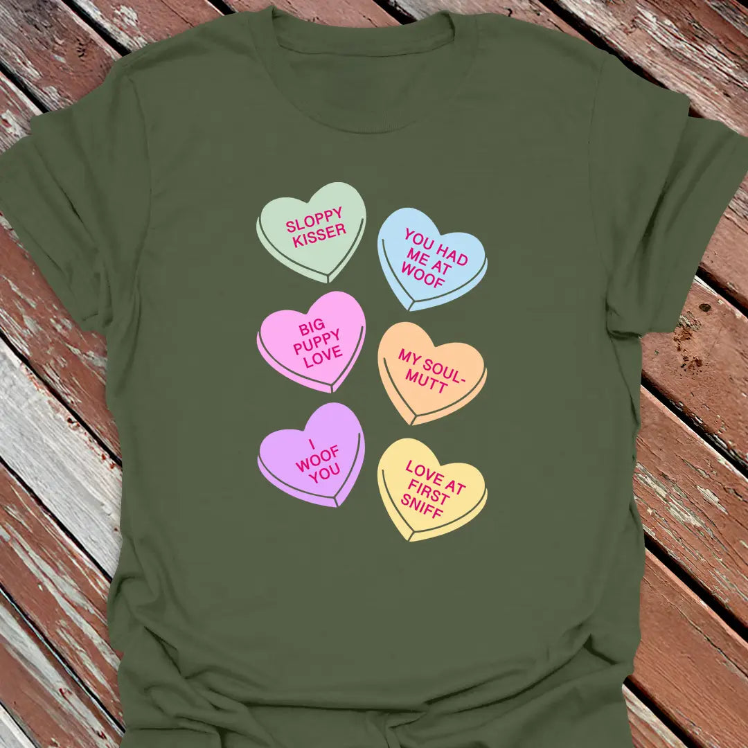 Big Dog Candy Hearts T-Shirt