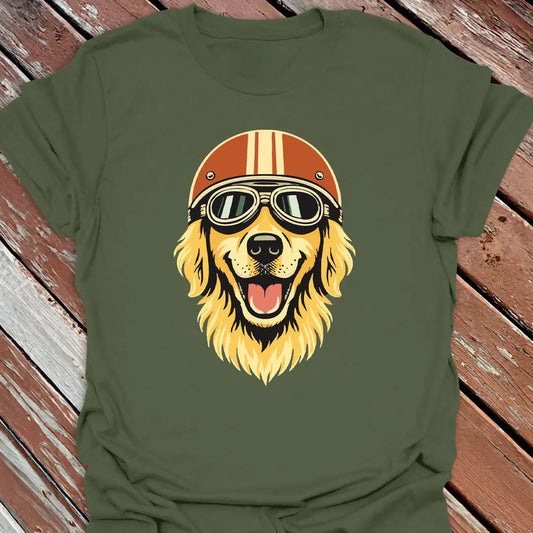 Golden Retriever Road Dog T-Shirt