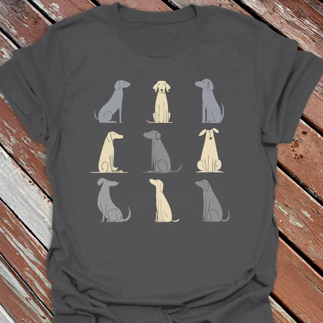 Nine Big Dogs Grid T-Shirt