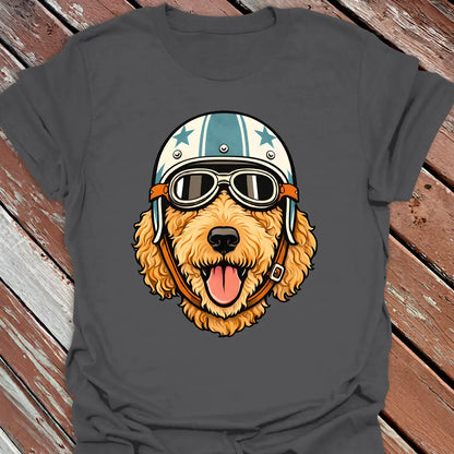 Apricot Goldendoodle Road Dog T-Shirt