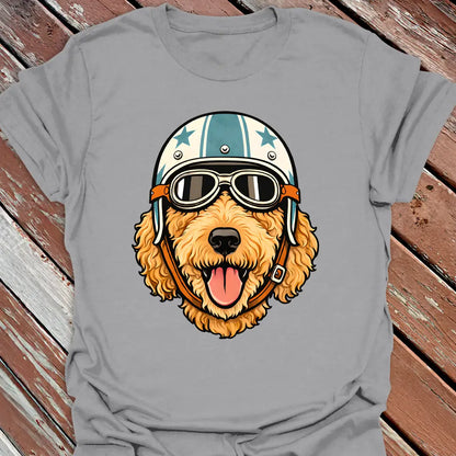 Apricot Goldendoodle Road Dog T-Shirt