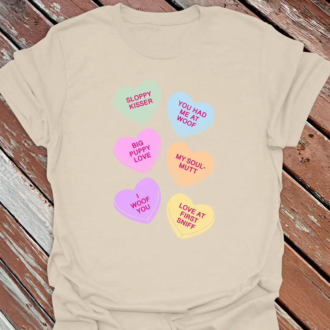 Big Dog Candy Hearts T-Shirt