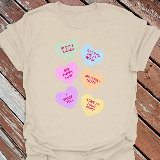 Big Dog Candy Hearts T-Shirt