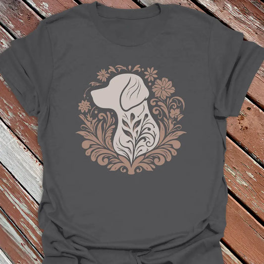Floral Big Dog T-Shirt