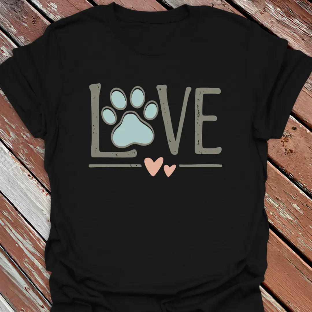 Love Paw Hearts T-Shirt