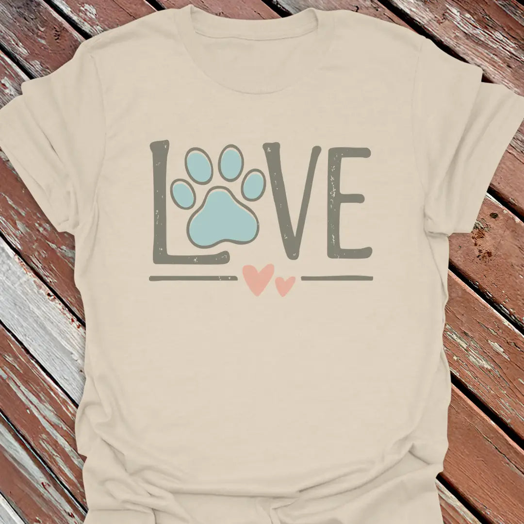 Love Paw Hearts T-Shirt