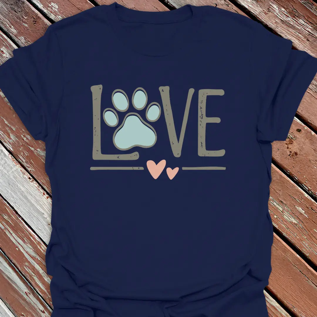 Love Paw Hearts T-Shirt
