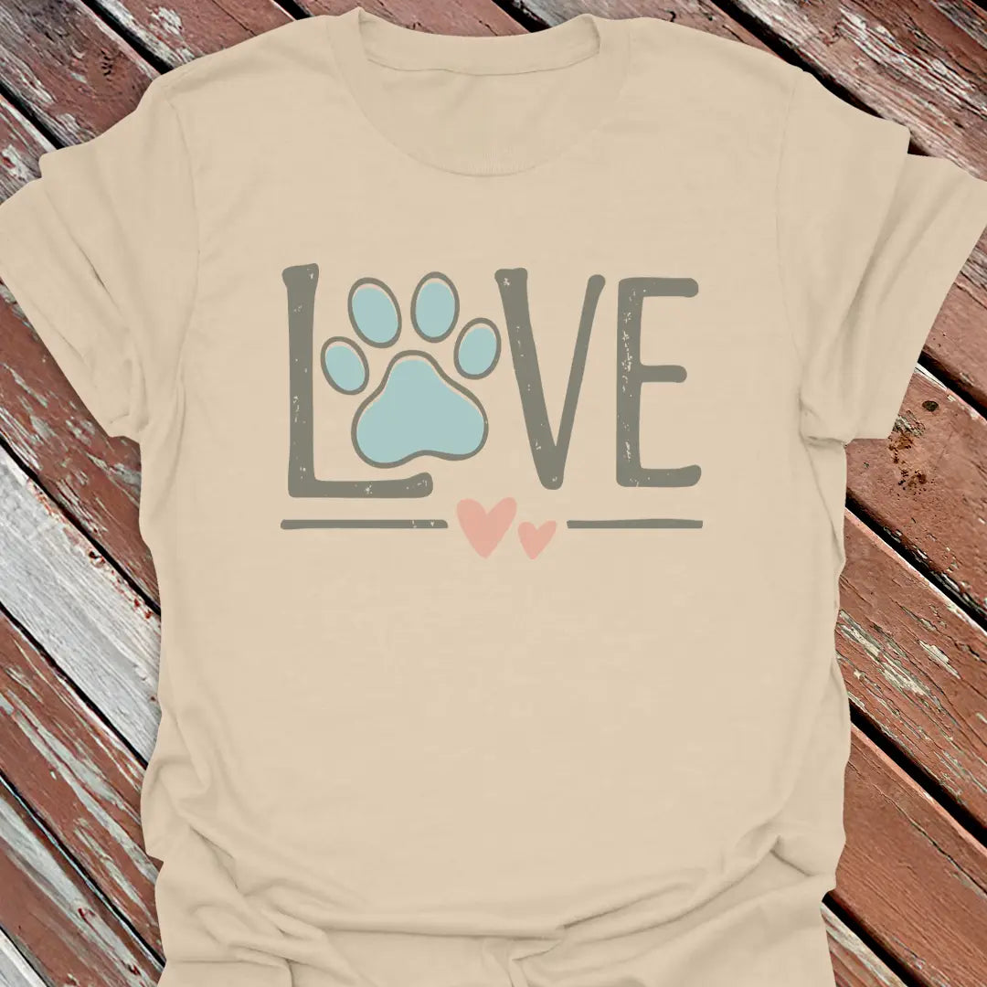 Love Paw Hearts T-Shirt