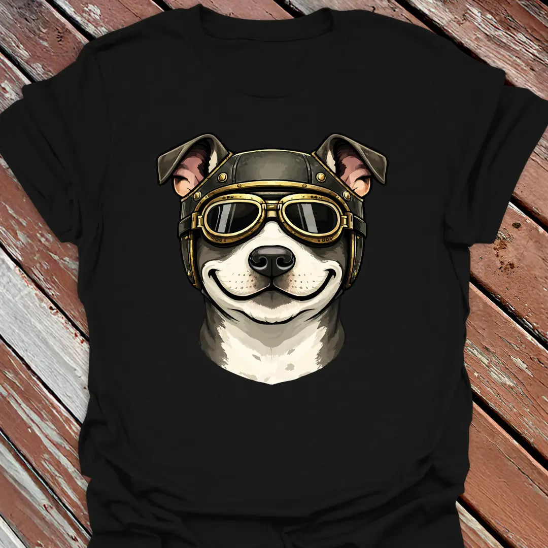 Pitbull Road Dog T-Shirt