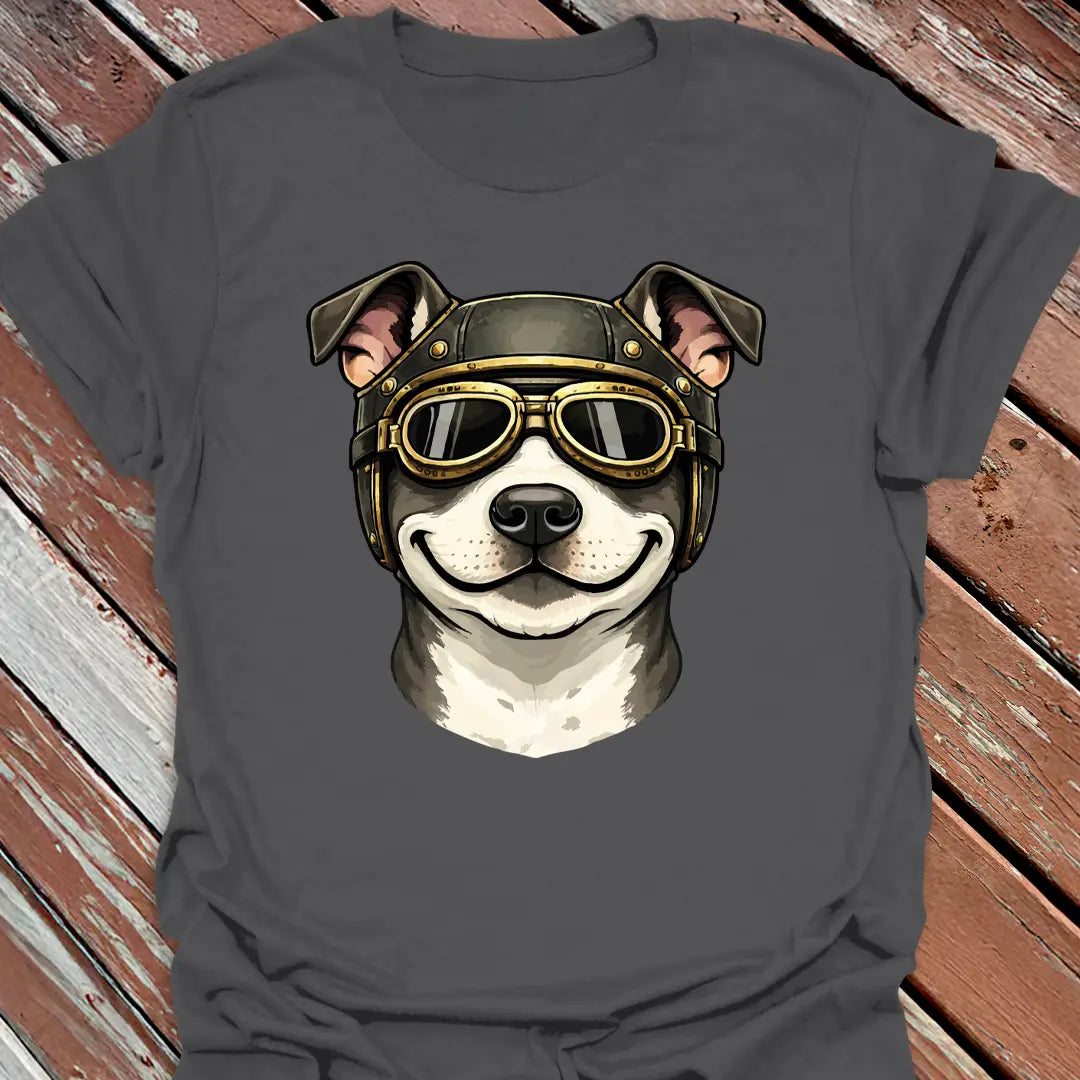 Pitbull Road Dog T-Shirt