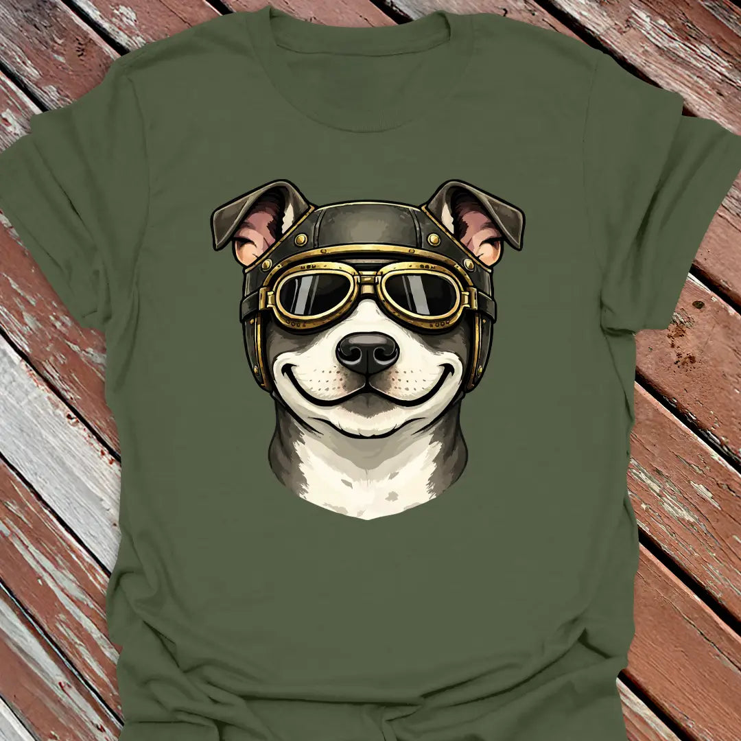 Pitbull Road Dog T-Shirt