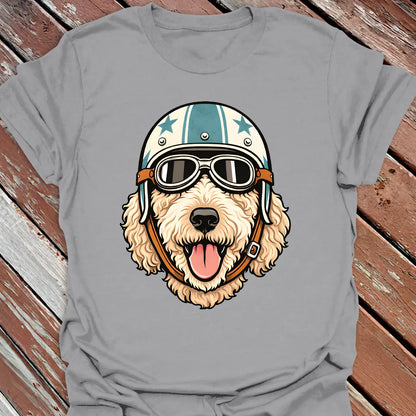 Cream Goldendoodle Road Dog T-Shirt