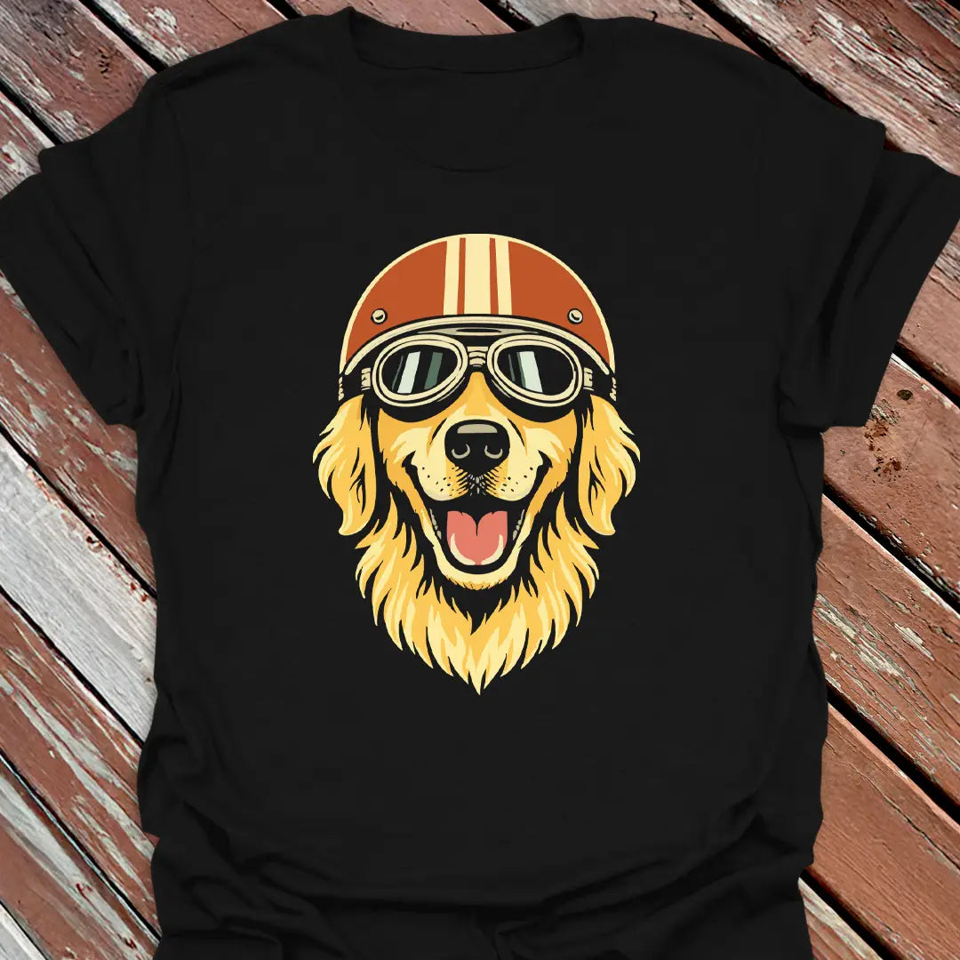 Golden Retriever Road Dog T-Shirt
