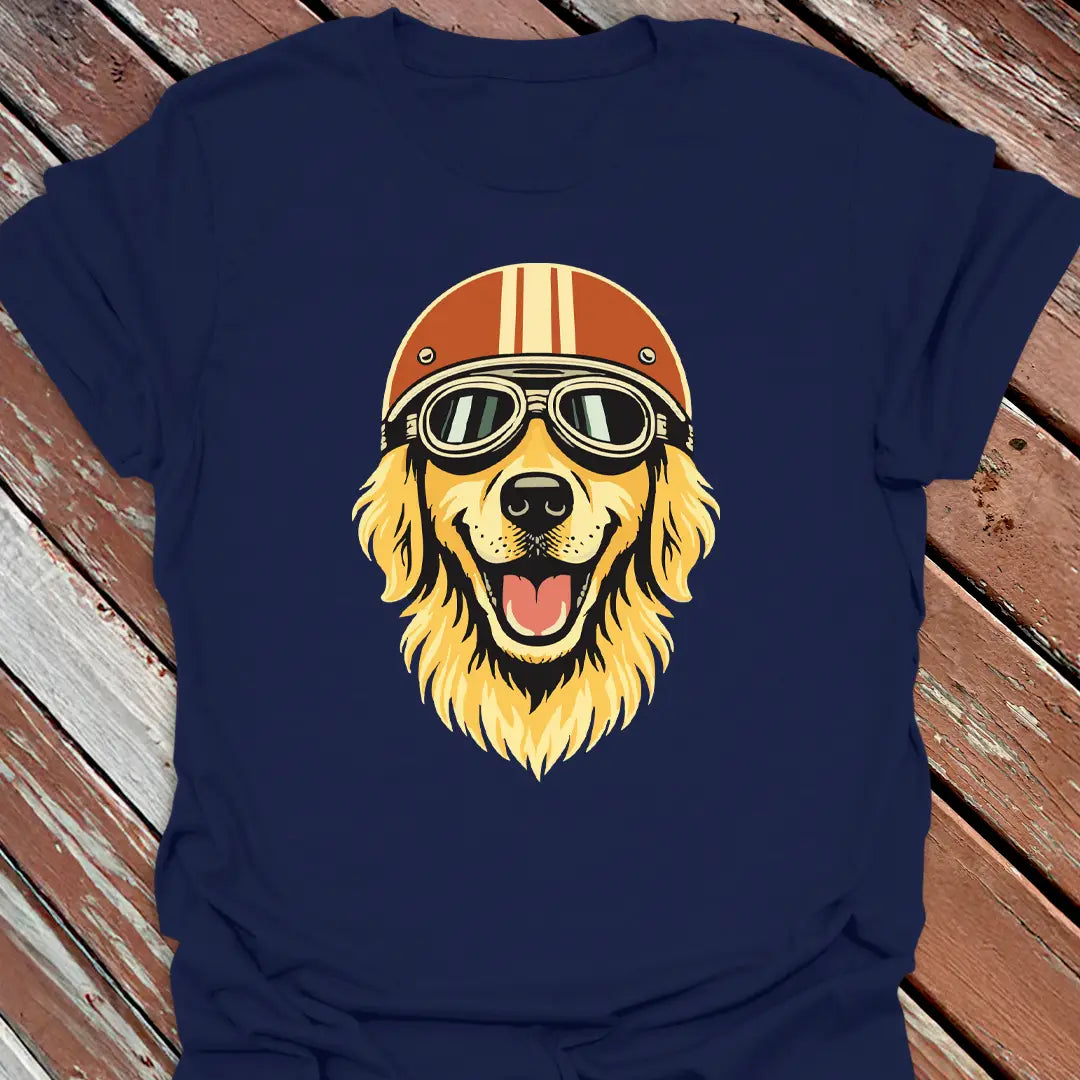 Golden Retriever Road Dog T-Shirt