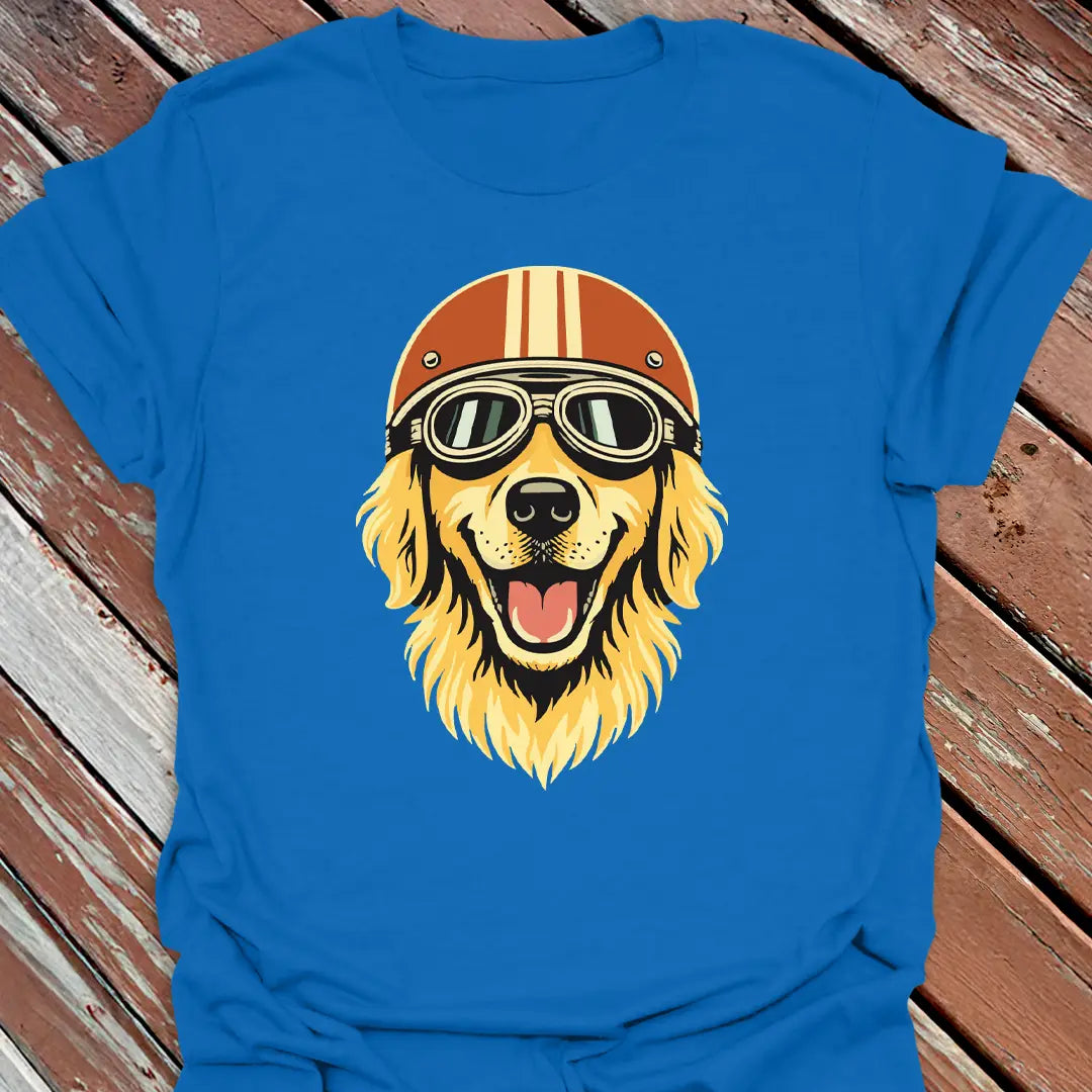 Golden Retriever Road Dog T-Shirt